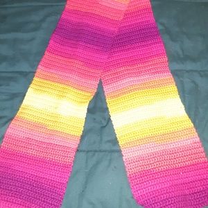Neon Striped Scarf